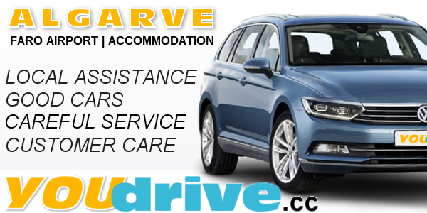 Algarve car hire at Aeromar Hotel Mietwagen deliver to faro airport or accommodation